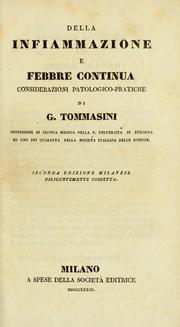 Cover of: Della infiammazione e febbre continua: considerazioni patologico-pratiche