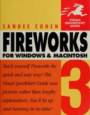 Cover of: Fireworks 3 for Windows and Macintosh