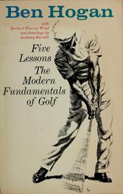 Cover of: Five lessons by Ben Hogan