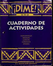 Cover of: Dime! Uno by Fabián A. Samaniego