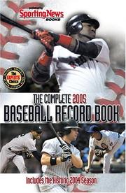 Cover of: Complete Baseball Record Book 2005 Edition