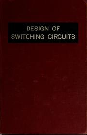 Cover of: A new approach to the design of switching circuits