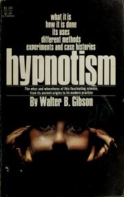 Cover of: Hypnotism
