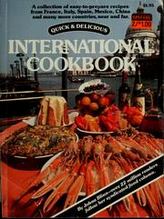 Cover of: International cookbook