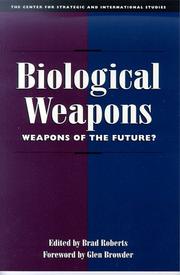 Cover of: Biological weapons: weapons of the future?