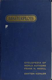 Cover of: Masterplots cyclopedia of world authors. by Frank N. Magill