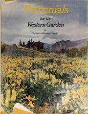 Cover of: Perennials for the western garden by Margaret Klipstein Coates
