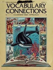 Cover of: Vocabulary connections by Barbara Coulter