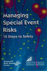 Cover of: Managing Special Event Risks