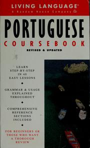 Cover of: Portuguese coursebook by Revised by Jura D. Oliveira, Ph.D.