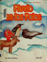 Cover of: Pluvio en los Polos by Sara Gerson de Goldsmit
