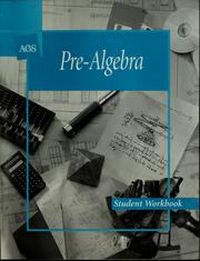 Cover of: AGS pre-algebra