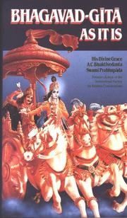 Cover of: Bhagavad-Gita As It Is