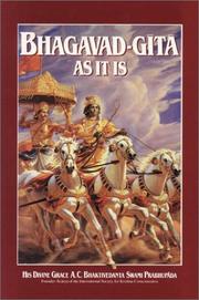 Cover of: Bhagavad-Gita As It Is