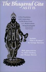 Cover of: The Bhagavad Gita As It Is by A. C. Bhaktivedanta Swami Srila Prabhupada