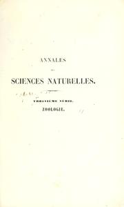 Cover of: Note sur quelques nouvelles espèces du genre Pagure by Henri Milne-Edwards