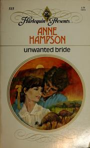 Cover of: Unwanted bride by Anne Hampson