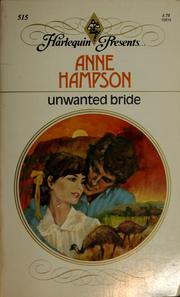 Cover of: Unwanted Bride by Anne Hampson