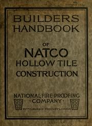 Cover of: Builders handbook of Natco hollow tile construction
