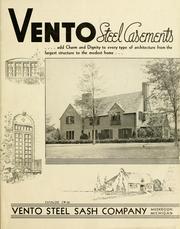 Cover of: Vento steel casements-- add charm and dignity to every type of architecture from the largest structure to the modest home