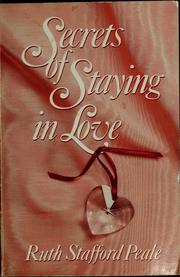 Cover of: Secrets of staying in love