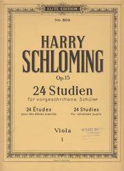 24 Studies, Op. 15 by Harry Schloming