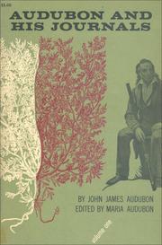 Cover of: Audubon and his journals by John James Audubon