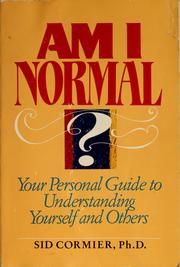 Cover of: Am I normal? by Sid Cormier