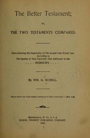 Cover of: The better Testament by William Gallio Schell