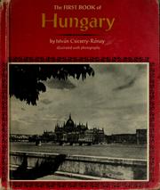 Cover of: The first book of Hungary.