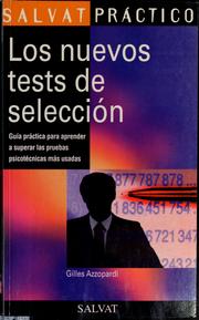 Cover of: Los nuevos tests de selección by Gilles Azzopardi
