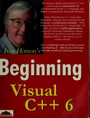 Cover of: Beginning Visual C++ 6 by Ivor Horton