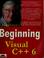 Cover of: Beginning Visual C++ 6