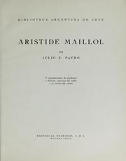 Cover of: Aristide Maillol
