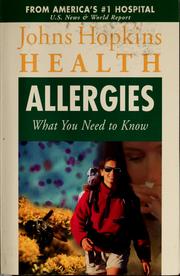 Cover of: Allergies by Mark Giuliucci
