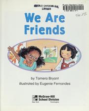 Cover of: We are friends
