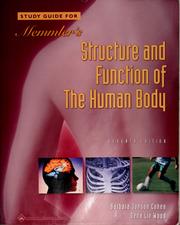Cover of: Study guide for Memmler's sructure and function of the human body