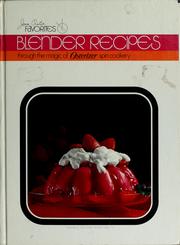 Blender recipes through the magic of Osterizer blender spin cookery by Joan Oster