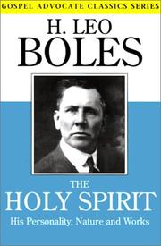 Cover of: The Holy Spirit (Gospel Advocate Classics) by H. Leo Boles