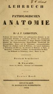 Cover of: Lehrbuch der pathologischen Anatomie