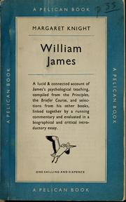 Cover of: William James: a selection from his writings on psychology