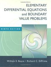 Cover of: Elementary differential equations and boundary value problems
