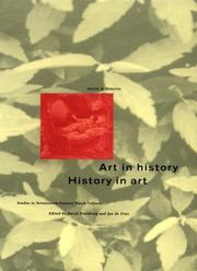 Cover of: Art in History/History in Art by 