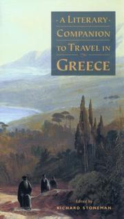 Cover of: A literary companion to travel in Greece