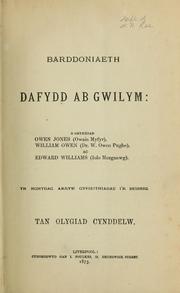 Cover of: Barddoniaeth Dafydd ab Gwilym by Dafydd ap Gwilym