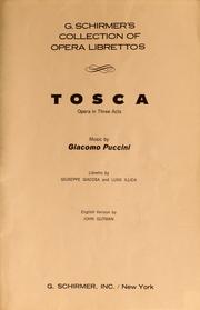 Cover of: Tosca