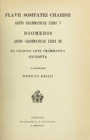 Grammatici latini by Heinrich Keil