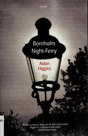 Cover of: Bornholm night-ferry by Aidan Higgins