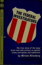 Cover of: The federal investigators