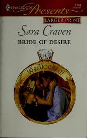 Cover of: Bride of desire by Sara Craven